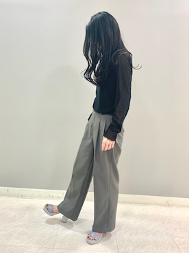「夏に向けて」｜西武池袋本店　卑弥呼さん（レディース・160cm）の春コーディネート