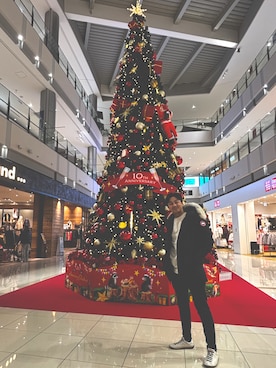 「CAMPER（カンペール）のアイテム」を使った、汗疹さん（メンズ・177cm）の冬コーディネート