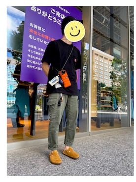 「PALACE（パレス）のアイテム（帽子）」を使った、mizükiさん（メンズ・171cm）の夏コーディネート