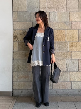「GALENA（LOUNGEDRESS）（ガレナ）のアイテム」を使った、manami さん（レディース・168cm）の夏コーディネート