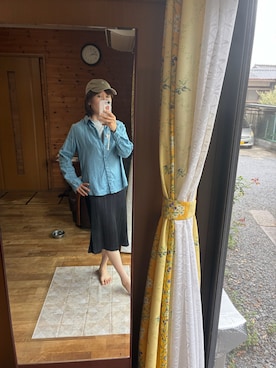 「PLEATS PLEASE（プリーツプリーズ）のアイテム」を使った、mamo3377さん（レディース・160cm）の秋コーディネート