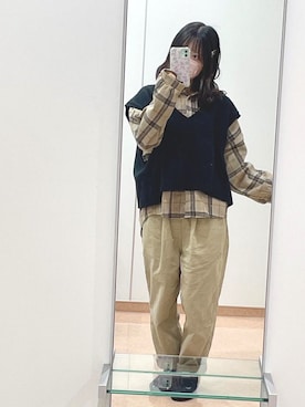 「unrelaxing（アンリラクシング）のアイテム」を使った、あやのんさん（レディース・147cm）の冬コーディネート