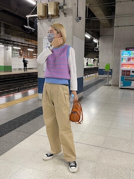 YAMAGATA_172cmさん（レディース・172cm）の冬コーディネート