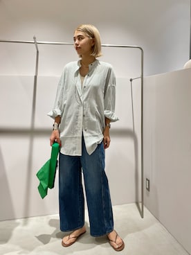 YAMAGATA_172cmさん（レディース・172cm）の夏コーディネート