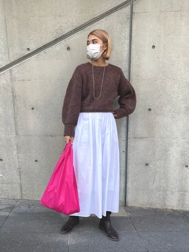 YAMAGATA_172cmさん（レディース・172cm）の冬コーディネート