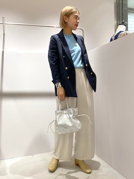 YAMAGATA_172cmさん（レディース・172cm）の秋コーディネート