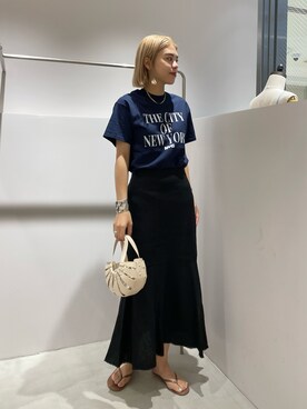 YAMAGATA_172cmさん（レディース・172cm）の夏コーディネート