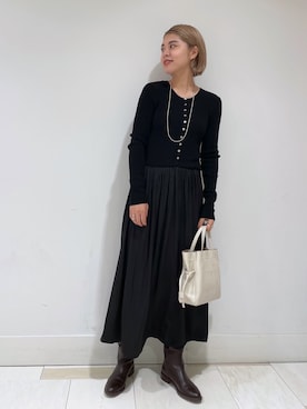 YAMAGATA_172cmさん（レディース・172cm）の秋コーディネート