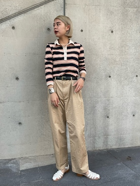 YAMAGATA_172cmさん（レディース・172cm）の春コーディネート