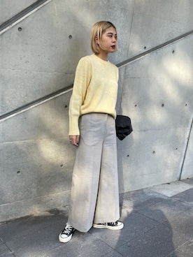 YAMAGATA_172cmさん（レディース・172cm）の秋コーディネート