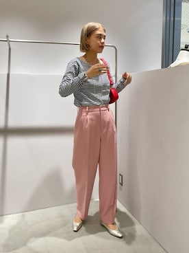 YAMAGATA_172cmさん（レディース・172cm）の夏コーディネート