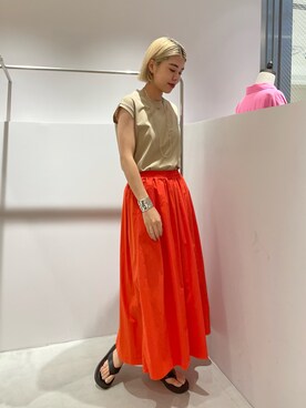 YAMAGATA_172cmさん（レディース・172cm）の夏コーディネート