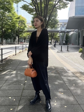 YAMAGATA_172cmさん（レディース・172cm）の秋コーディネート