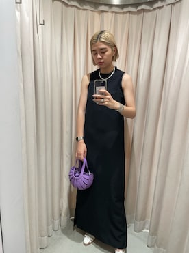 「キャミソールワンピ」｜YAMAGATA_172cmさん（レディース・172cm）の春コーディネート