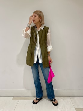 YAMAGATA_172cmさん（レディース・172cm）の夏コーディネート