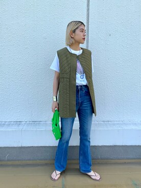 YAMAGATA_172cmさん（レディース・172cm）の夏コーディネート