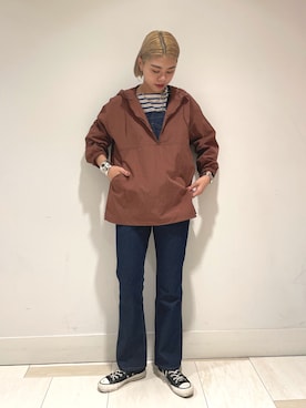 「SHENERY（シーナリー）のアイテム（ブルゾン）」を使った、YAMAGATA_172cmさん（レディース・172cm）の冬コーディネート