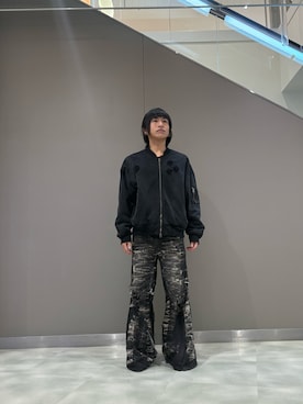 「アイテム（MA-1）」を使った、aoi20040705さん（メンズ・162cm）の秋コーディネート