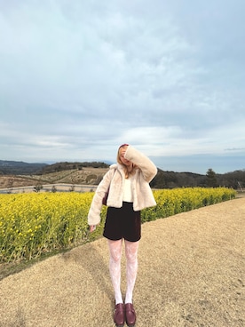 「nelliy.（ネルリー）のアイテム」を使った、sayuさん（レディース・156cm）の冬コーディネート