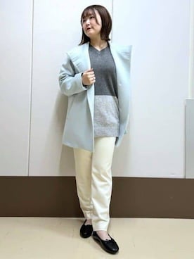 Rikoさん(レディース・152cm)の冬コーディネート
