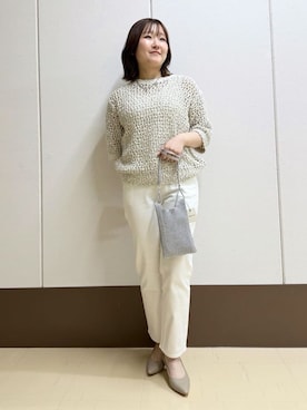 「UNTITLED（アンタイトル）のアイテム」を使った、Rikoさん（レディース・152cm）の春コーディネート