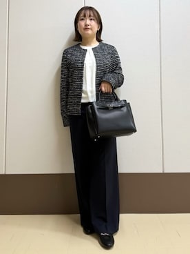 Rikoさん（レディース・152cm）の冬コーディネート
