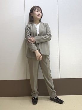 Rikoさん（レディース・152cm）の秋コーディネート