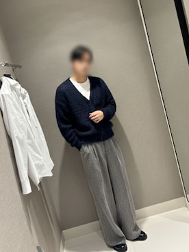 「HARE（ハレ）のアイテム（スラックス）」を使った、Sùさん（メンズ・167cm）の秋コーディネート