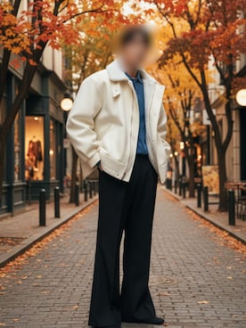 「neos（ネオス）のアイテム」を使った、Sùさん（メンズ・167cm）の冬コーディネート