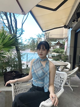 「アイテム（その他トップス）」を使った、Anna🦋さん（レディース・166cm）の秋コーディネート