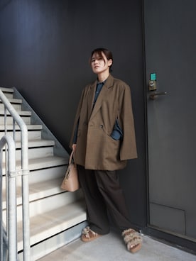「UNTITLED（アンタイトル）のアイテム」を使った、rirarirarirakoさん（レディース・153cm）の秋コーディネート