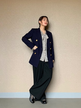 「theory（セオリー）のアイテム（パンツ）」を使った、rirarirarirakoさん（レディース・153cm）の春コーディネート