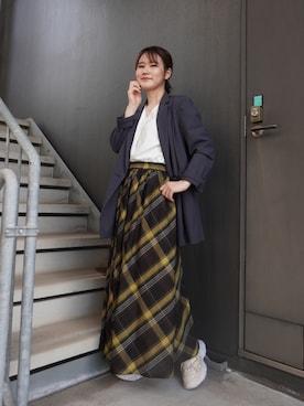 「Lucida（ルシーダ）のアイテム」を使った、rirarirarirakoさん（レディース・153cm）の夏コーディネート