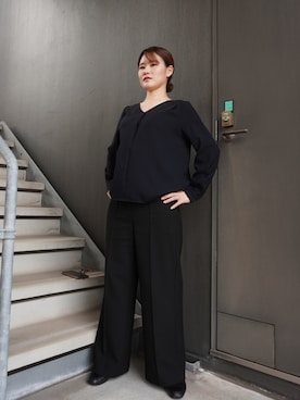 「ORiental TRaffic（オリエンタルトラフィック）のビットモチーフスクエアトゥローファー/11310（ローファー）」を使った、rirarirarirakoさん（レディース・153cm）の夏コーディネート