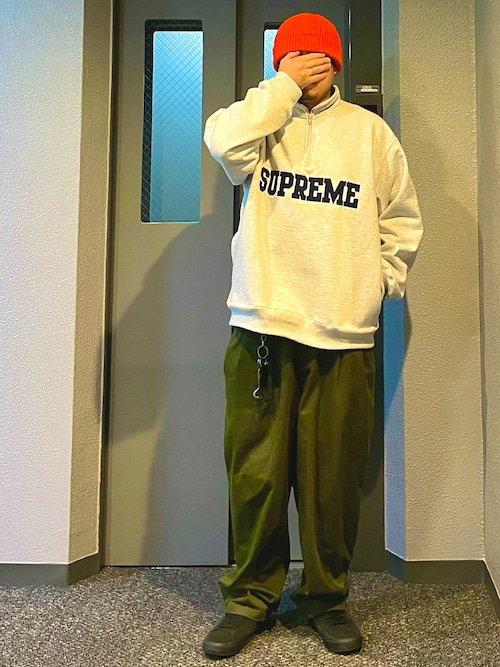 Supreme ハーフジップトレーナー 水色 Supreme Equipe Half Zip Sweatshirt Light Blue メンズ - SS24 - JP