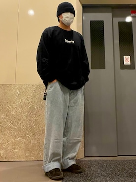 「POLAR（ポラール）のアイテム」を使った、しばパークさん（メンズ・174cm）の春コーディネート
