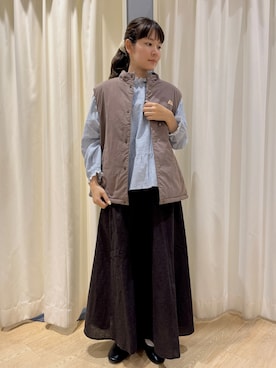 「アイテム（ドレスシューズ）」を使った、suzuさん（レディース・160cm）の秋コーディネート