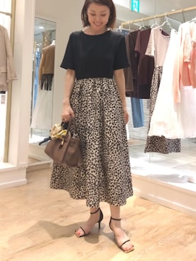 しみずさん（骨格ナチュラル・レディース・160cm）の夏コーディネート