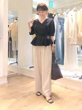 しみずさん（レディース・160cm）の春コーディネート