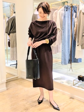 しみずさん(レディース・160cm)の秋コーディネート