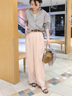 しみずさん（レディース・160cm）の夏コーディネート