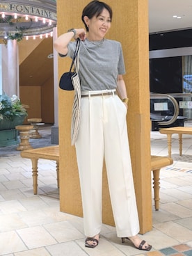 しみずさん(レディース・160cm)の夏コーディネート