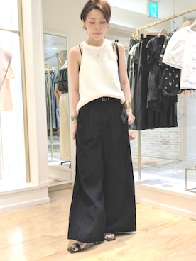「grace grace （グラスグラス）のアイテム」を使った、しみずさん（レディース・160cm）の夏コーディネート