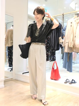 しみずさん(レディース・160cm)の夏コーディネート