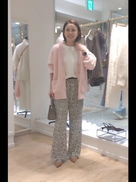 「アイテム（タイツ/ストッキング）」を使った、しみずさん（レディース・160cm）の冬コーディネート