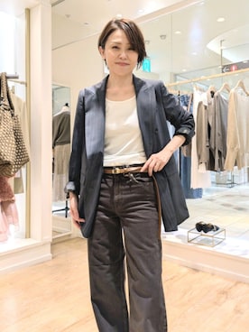 しみずさん(レディース・160cm)の秋コーディネート