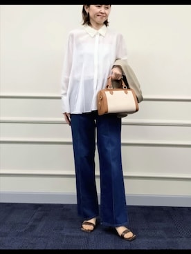 しみずさん（レディース・160cm）の冬コーディネート