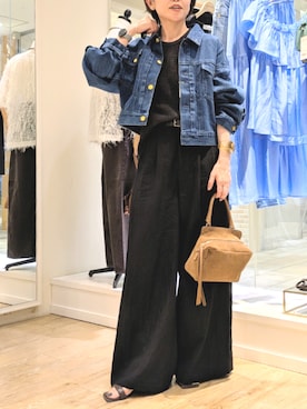 しみずさん（レディース・160cm）の夏コーディネート