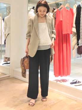 しみずさん（レディース・160cm）の春コーディネート