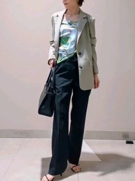 しみずさん（レディース・160cm）の春コーディネート